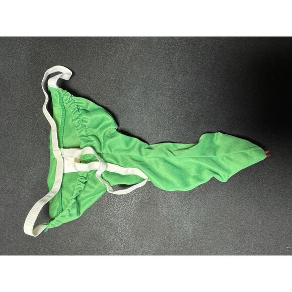 90s Vtg Dare To Wear Snake Thong Men's Novelty Underwear Green Gag Gift Bach - Picture 5 of 6